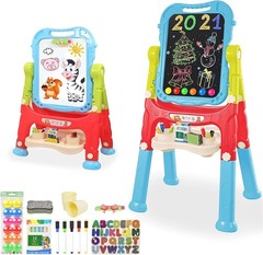 Portable Kids Art Easel with Painting Accessories