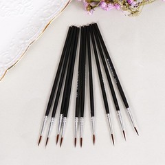 10pcs Thin Hook Line Art Brushes for Acrylic and Painting Crafts