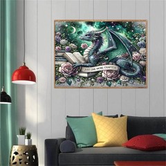 Dragon Diamond Art Kits for Adults, Full Drill 5D Diamond Painting Kits, Diamond