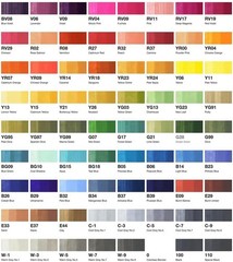 COPIC Classic Coloured Marker Pen – Set of 72 A, For Art & Crafts, Colouring