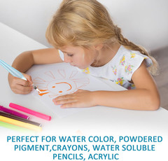 Water Brush Pen, Refillable Watercolor Brush Pens, Leakproof for Watercolor