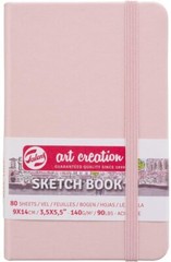Hardback Sketchbook Art Creation 80 Sheets 140gsm Pastel Pink – Royal Talens