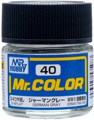 Mr. Hobby C40 Mr. Color Flat German Gray Lacquer Paint 10ml – US Fast Ship