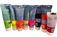 (9) Artist’s Loft Acrylic Paint (8) Bottles 4.06oz Each & (1) 2.54oz Multicolor
