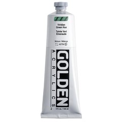Heavy Body Historical Hue Acrylic Paints Viridian Green Hue 5 Oz Tube Artist