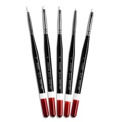 59AS Angelus Micro Detail Paint Brush Set With 5 Brushes