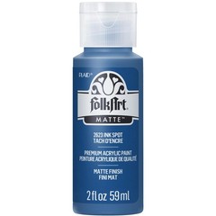 2 Ounce Ink Spot Assorted Color Acrylic Paint Craft Art Supply