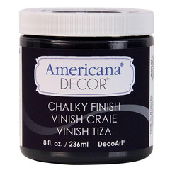 Americana Decor 8 Oz. Carbon Chalky Finish