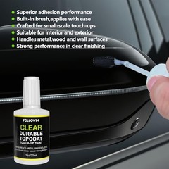 Automotive Clear Coat,Gloss Clear Finished Car Touch Up Paint,Use on clear