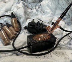 Air Brush Makeup and Airbrush Kit Professional Spray Gun Set with Compressor