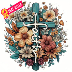 AuraTile 5D Faith in the Cross Diamond 11.8 inches x inches, KM889-1