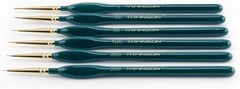 Transon Detail Thin Paint Brush Set 6Pcs for Model Minature Craft and Art Painti