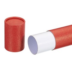 2″x17″ Poster Tube, Photo Storage Tube Painting Tubes Mailing Tubes, Red