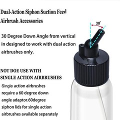 Versatile 10-Piece Airbrush Bottle Kit with Leak-Free Design for Artists