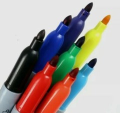 Permanent Marker Assorted Colours Indelible Pen Art Craft Quick Drying Markers