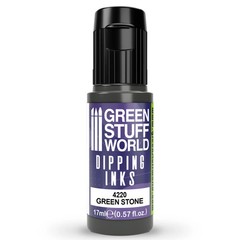 Green Stuff World Dipping ink 17 ml – Green Stone Dip – Wargaming and Modeling