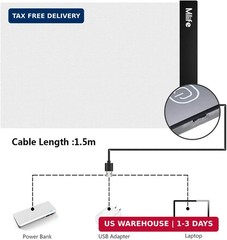 Mlife A4 LED Light Pad – Diamond Art Light Box Tracing Light Board with 3 Bright