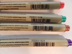 Sakura Pigma Micron 01 Graphic Design/Craft Pen Lot 5 Colors Used/Good