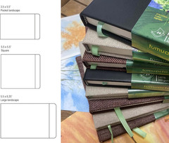 Watercolor Journal, 3.5X5.5”, 140 LB, 300 GSM, Cotton Paper, Cold Press, 24 She