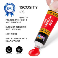 Acrylic Paint Set Canvas Art Paints 24 0.36 Fl Oz (Pack of 27), ASSORTED