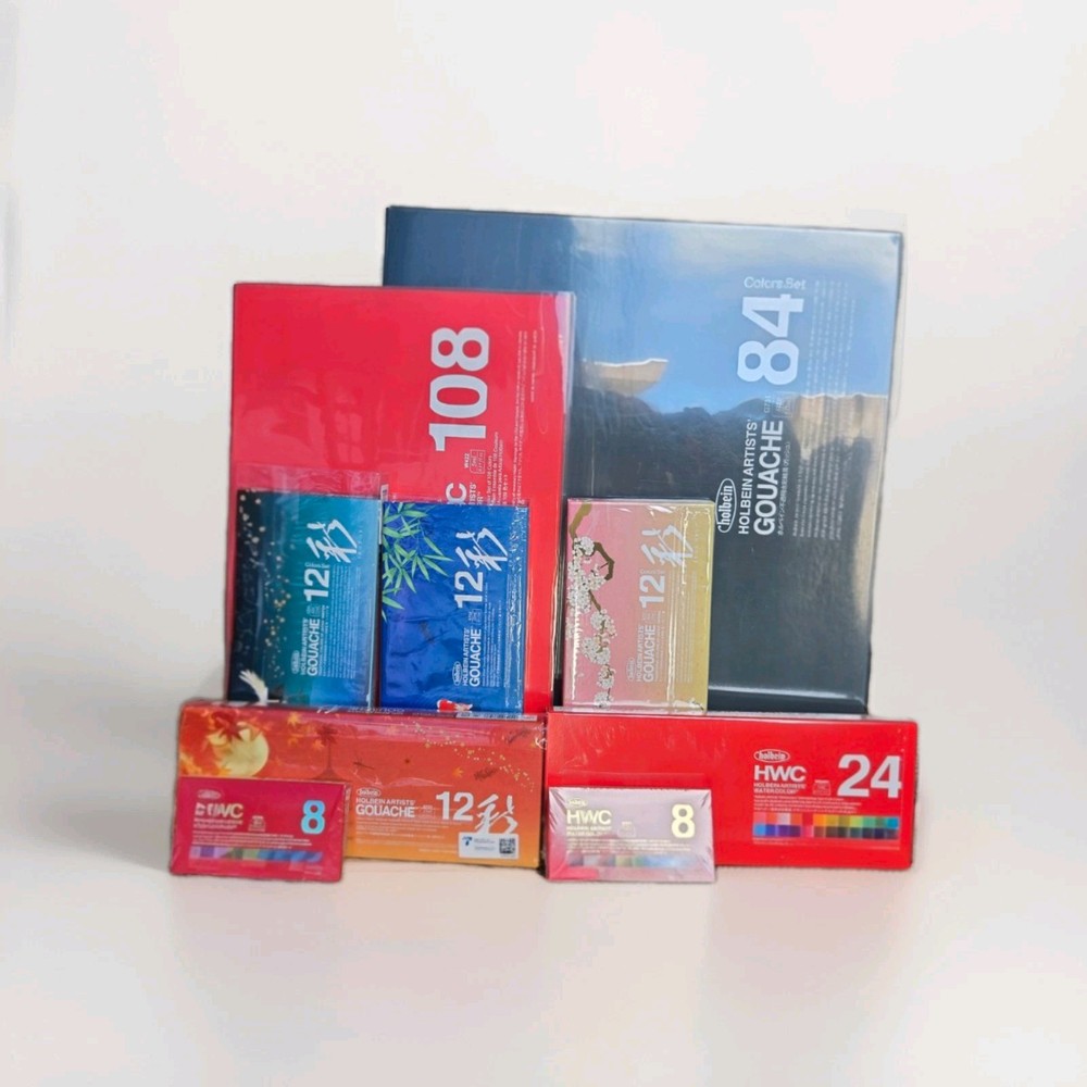 ULTIMATE Holbein Artist Collection – 108 Watercolor, 84 Gouache, Irodori & More!