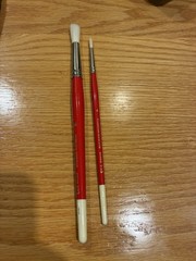 Vintage Winsor & Newton Series 233 Watercolor Brushes Set Of 2 Japan