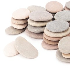 [About 98 PCS – 103 PCS](18.1 Pounds) Painting Rocks,2.23″-3.68″ River Rocks,…