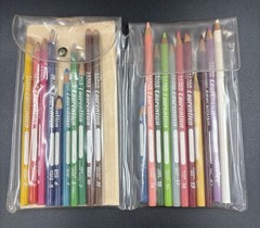 Vintage Laurentien Venus Esterbrook Canada 21 Coloured Pencils & Case Read