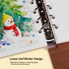 20 PCS A5 Watercolor Pad Travel Journal Brush Holder Storage Pockets 300GSM