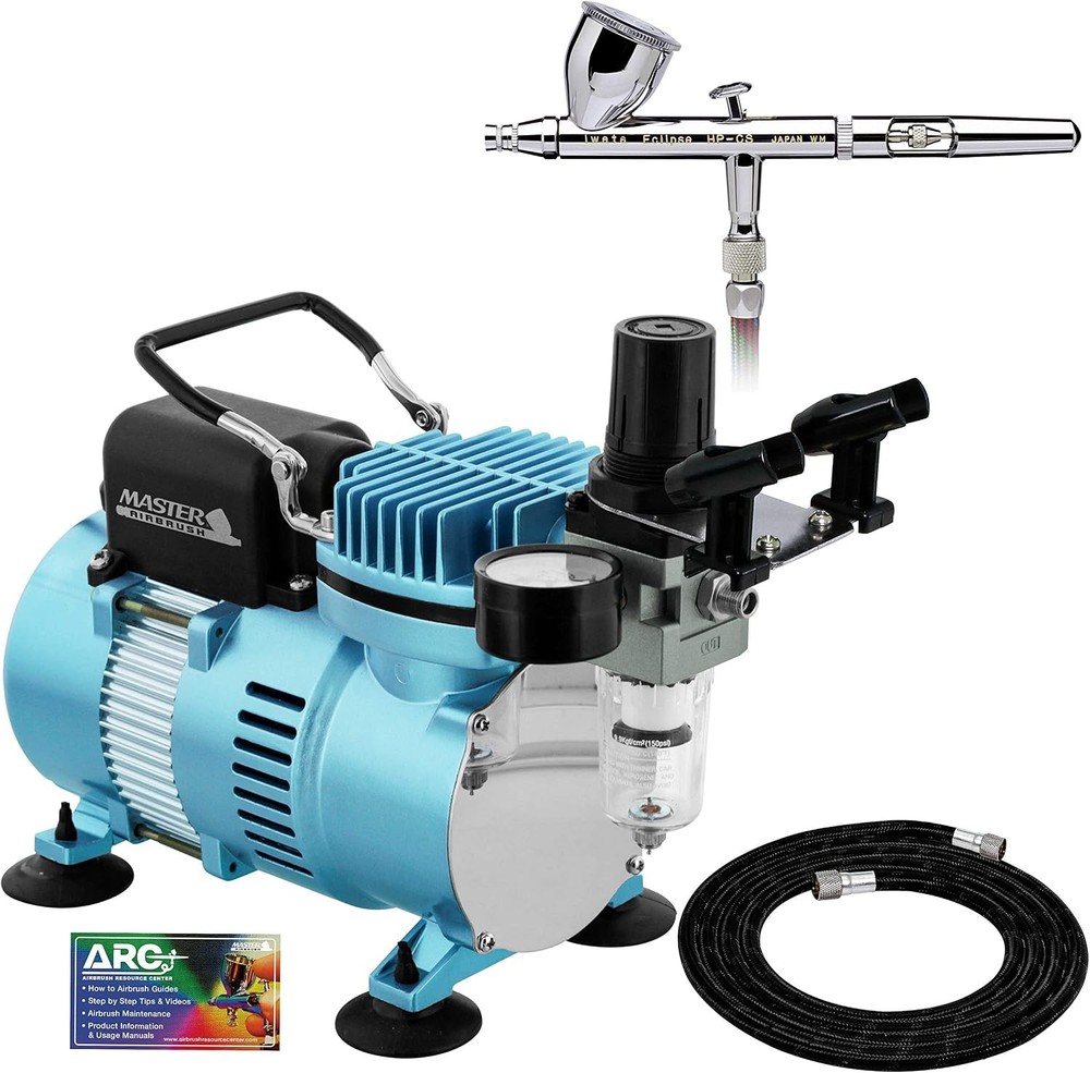 Iwata Eclipse HP CS Airbrush Set with a 1/5 hp Cool Runner II Dual Fan Air