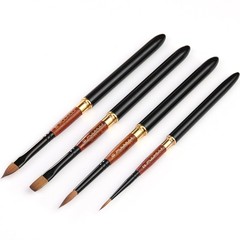 Sable Travel Watercolor Brushes 4pcs Elegant Kolinsky Sable Travel Brushes Trave