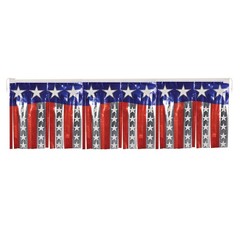Beistle FR Metallic Stars Stripes Fringe Banner Party Accessory 1 count 1
