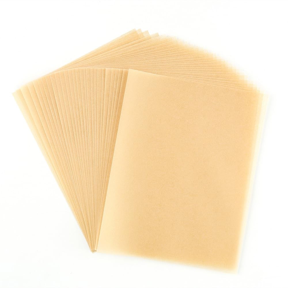 Translucent Vellum Paper 60 Sheets Pearled Gold 4.25×5.5 inch 100gsm 37lb