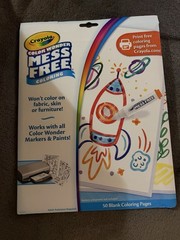 Crayola Color Wonder Mess Free Blank Coloring Pages 50ct for Markers & Paints