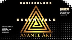 AVANTE ART ESSENTIALS – ULTRA MATTE ACRYLIC PAINT SET (6 COLORS)