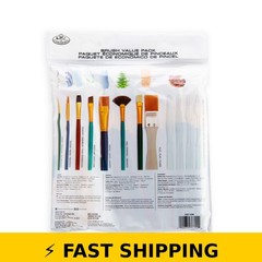 Royal & Langnickel Taklon Art Brushes Set – 50 Pieces