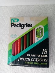 Pedigree Colored Art Pencil Crayons Empire Plast-o-Led (18) empire pencil comp.