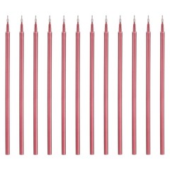 12Pack 0.5mm Gel Pen Refills for Coloring, Medium Point Pens Refills, Pink