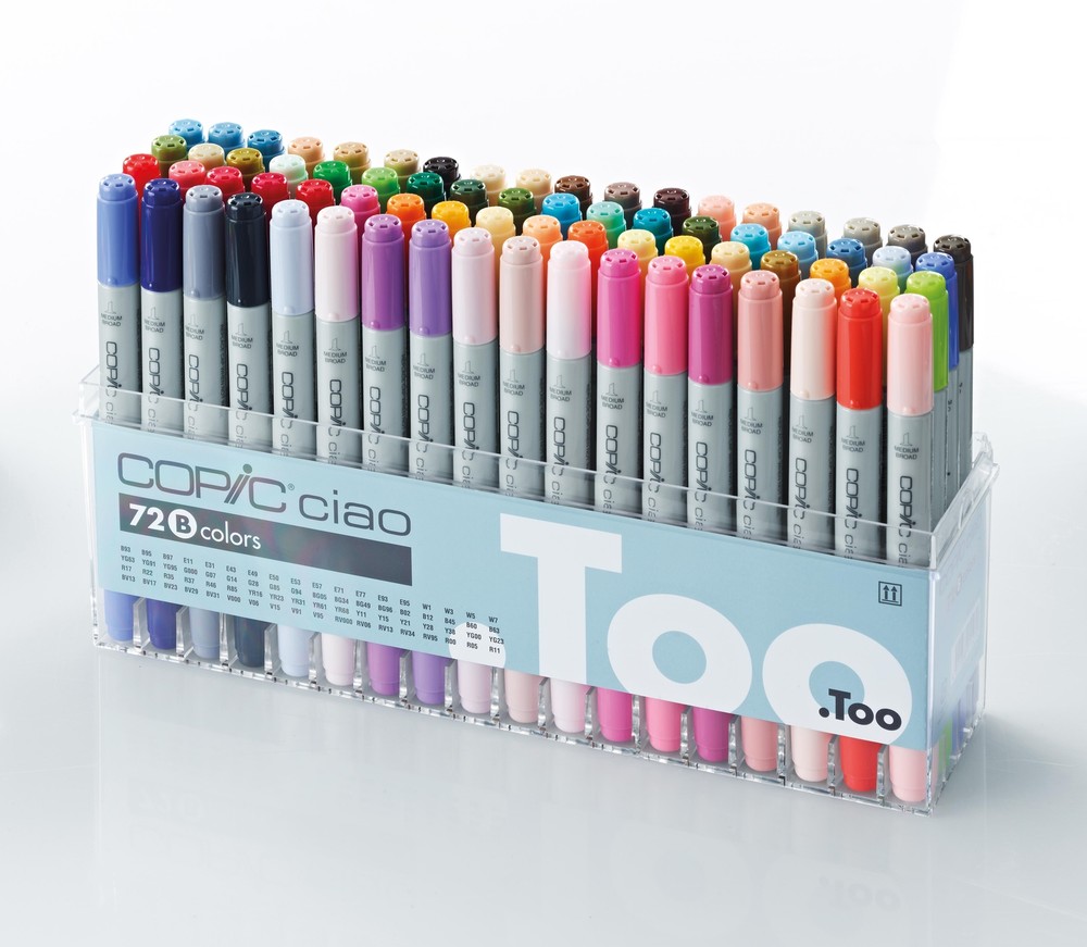 Copic Ciao Sets – For Art & Crafts, Colouring, Graphics, Highlighter, Design