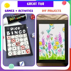 16 Washable Dot Markers for Toddlers | w/ 50 Page Coloring Activity Book Kit,…