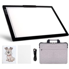 Padded Carrying Case A4 LED Tracing Pad W/ Adjustable Brightness Battery Powered
