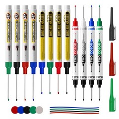12 Pcs Multi-Purpose 12 Count (Pack of 1), Black, White, Red, Green, Blue