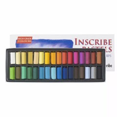 Inscribe Artist’s Soft Pastels Box Set – 24, 32, 48 or 64 Colours