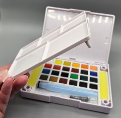 Sakura Koi Watercolors Pocket Field Sketch Box 24 Colors w/ Brush New