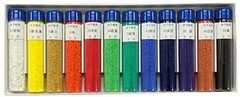 Kissho Japanese painting paint Set of 12-colors in water-dried paint bottle 2-2