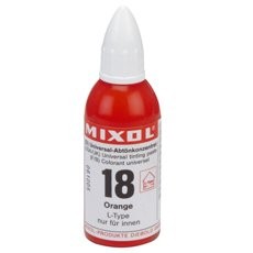 Mixol Universal Tints Orange 0.7 Oz Highly Concentrated Easy Cleanup Colorfast
