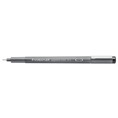 Fineliner Pen 0.3mm Black Box of 5 Staedtler Pigment Liner 308 03-9M Drawing