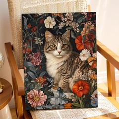 Cat Paint by Numbers Kit for Adults, Cat Paint by Number for Adults, Beginners A