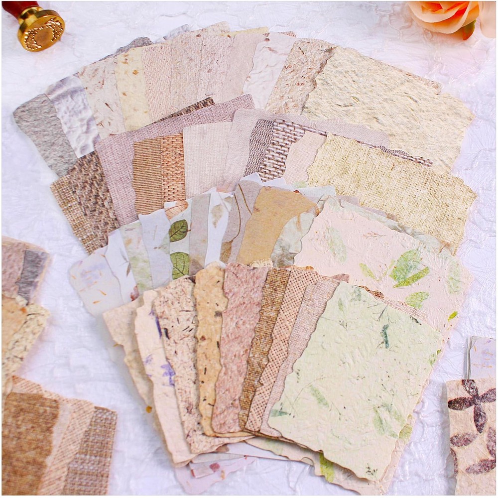 Diuhofart 84 Sheets Small Textured Scrapbook Paper and 3D Embossed White