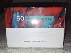 Gen Crafts 50 Premium Gouache Colors 50 Tubes x 12ml Brand New Sealed